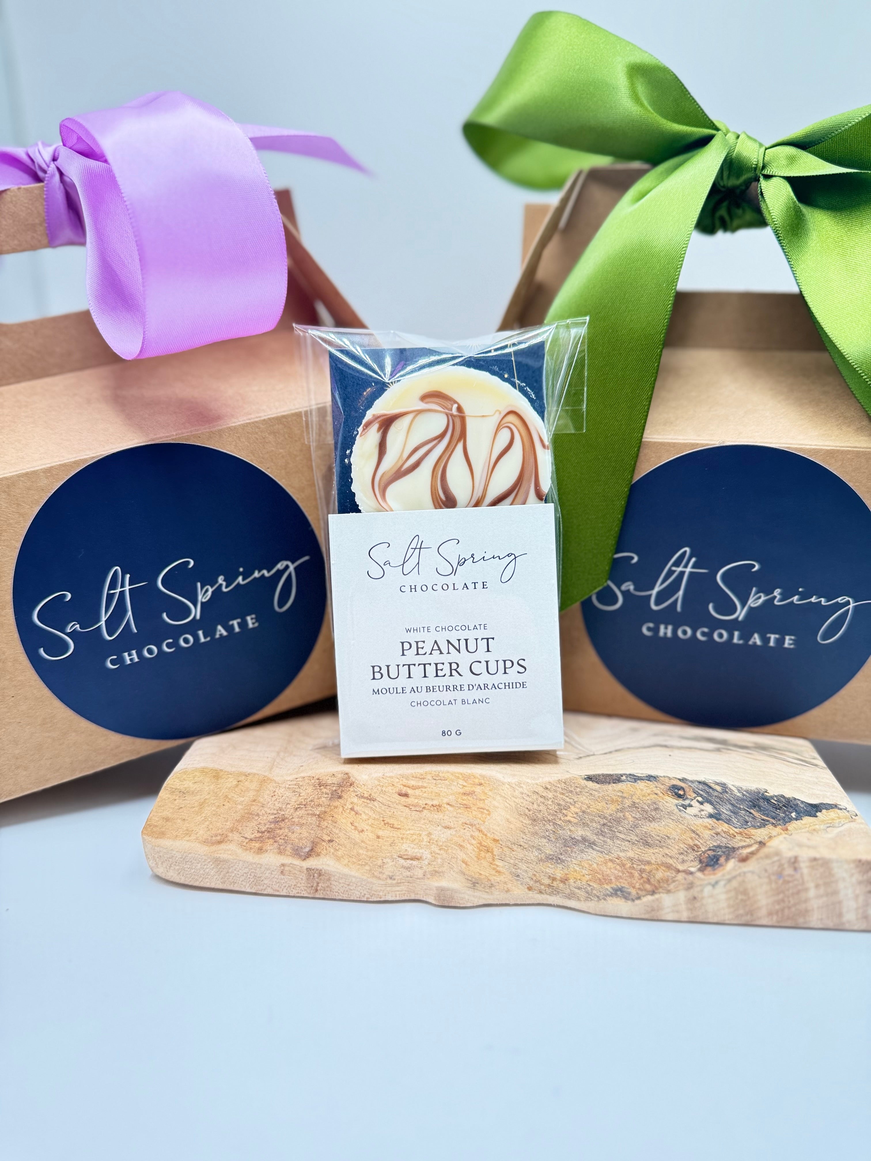 2 White Chocolate Peanut Butter Cups