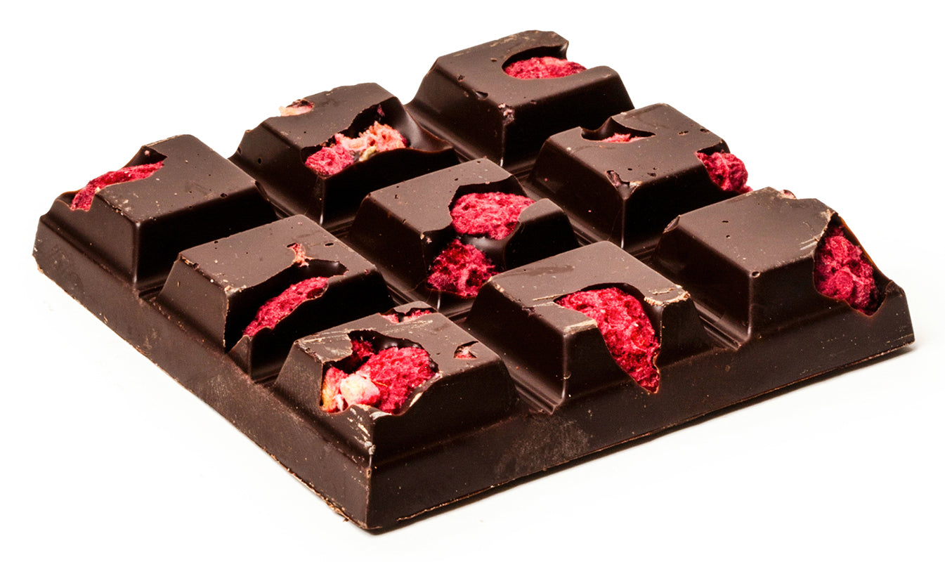 Dark Chocolate Raspberry Pistachio Peekaboo Bar