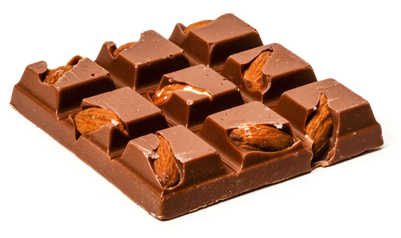 Milk Chocolate Roasted Almond & Sea Salt Peekaboo Bar