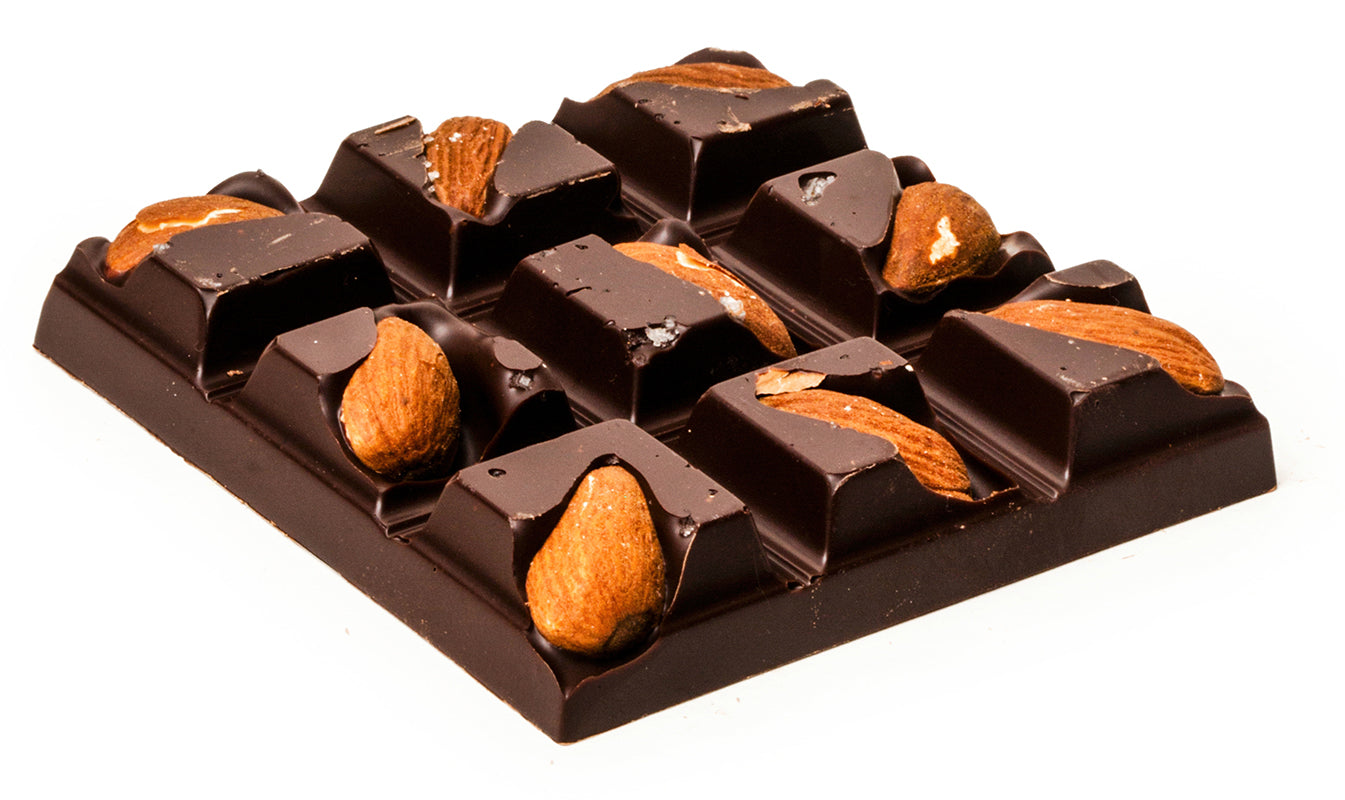 Dark Chocolate Almond & Sea Salt Peekaboo Bar
