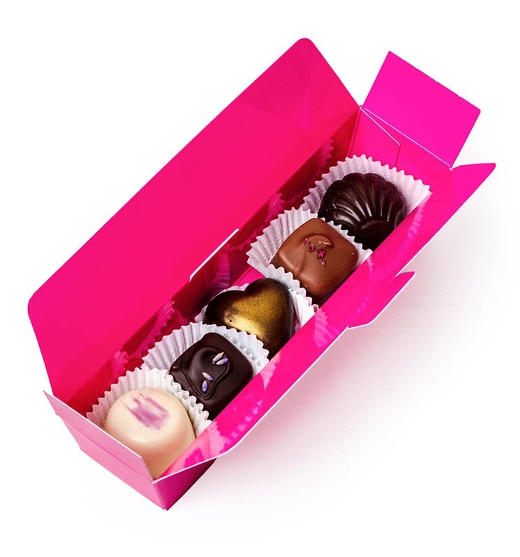 Local Favourites Variety Box of 5 Chocolates