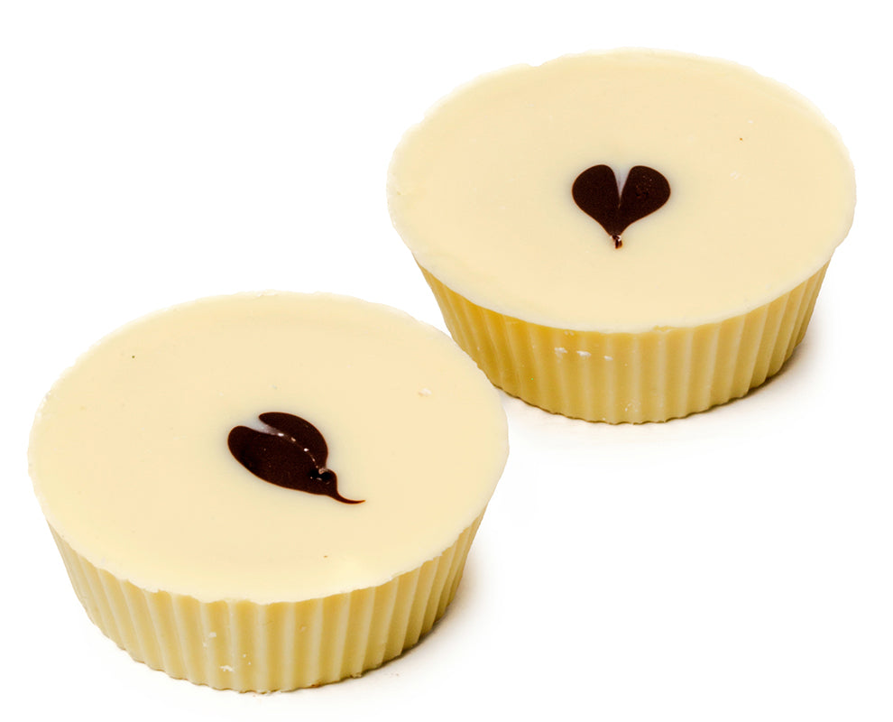 2 White Chocolate Peanut Butter Cups