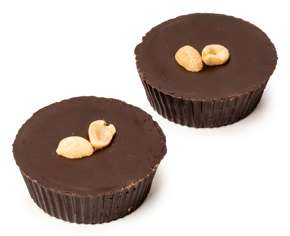 2 Dark Chocolate Peanut Butter Cups