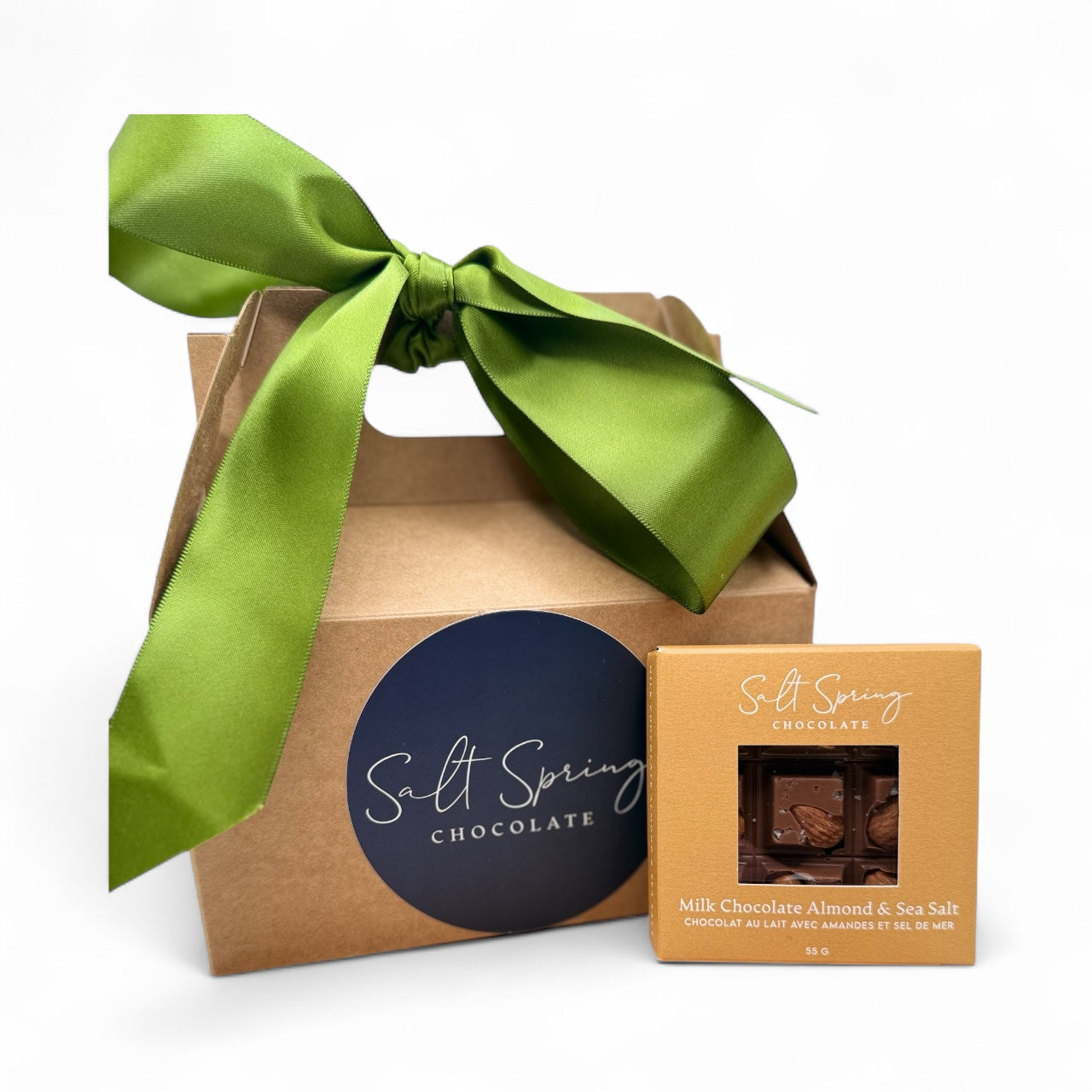 Milk Chocolate Roasted Almond & Sea Salt Peekaboo Bar