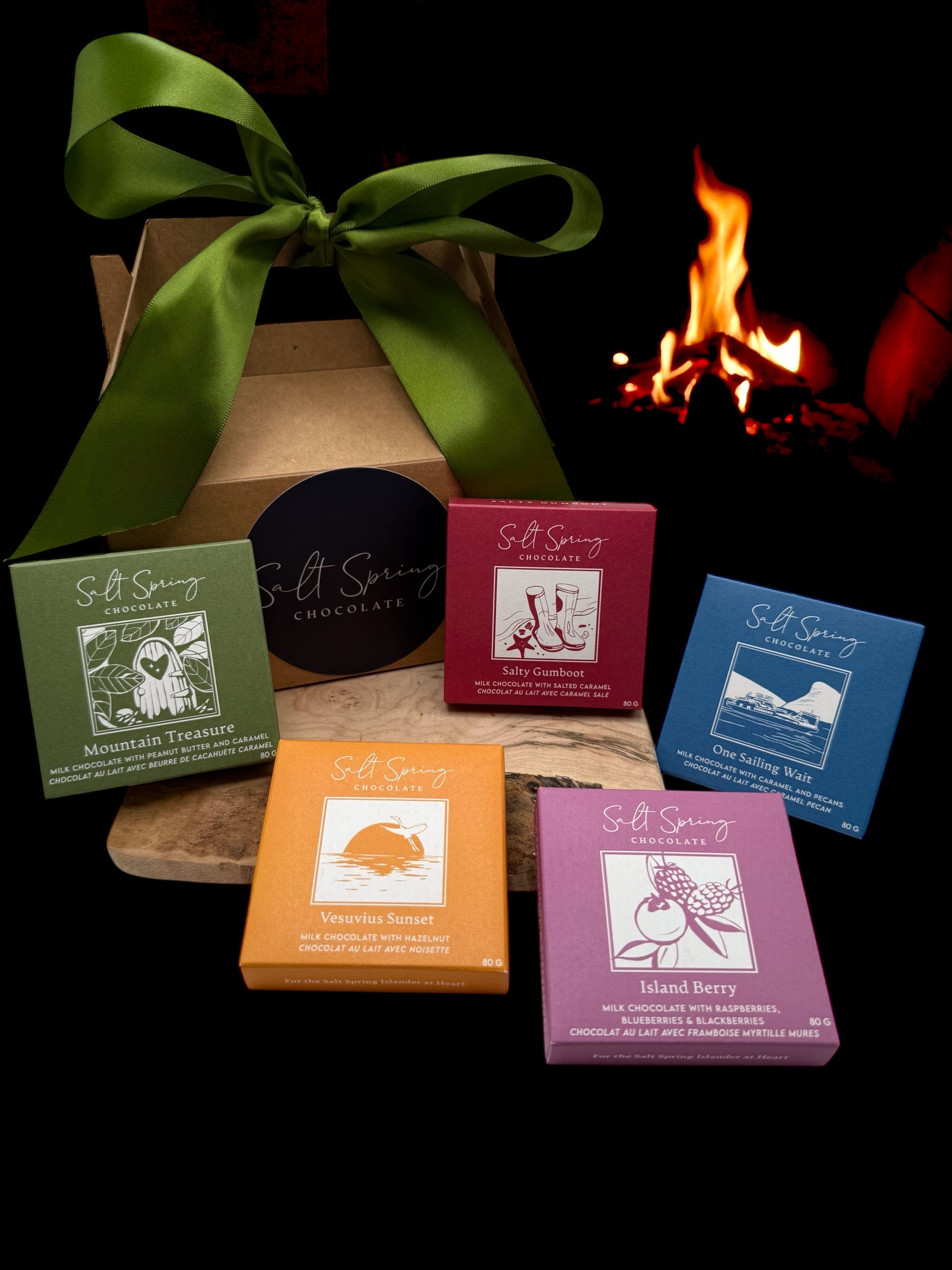 Dark Chocolate Islander Bar Mixed Gift Box of 10