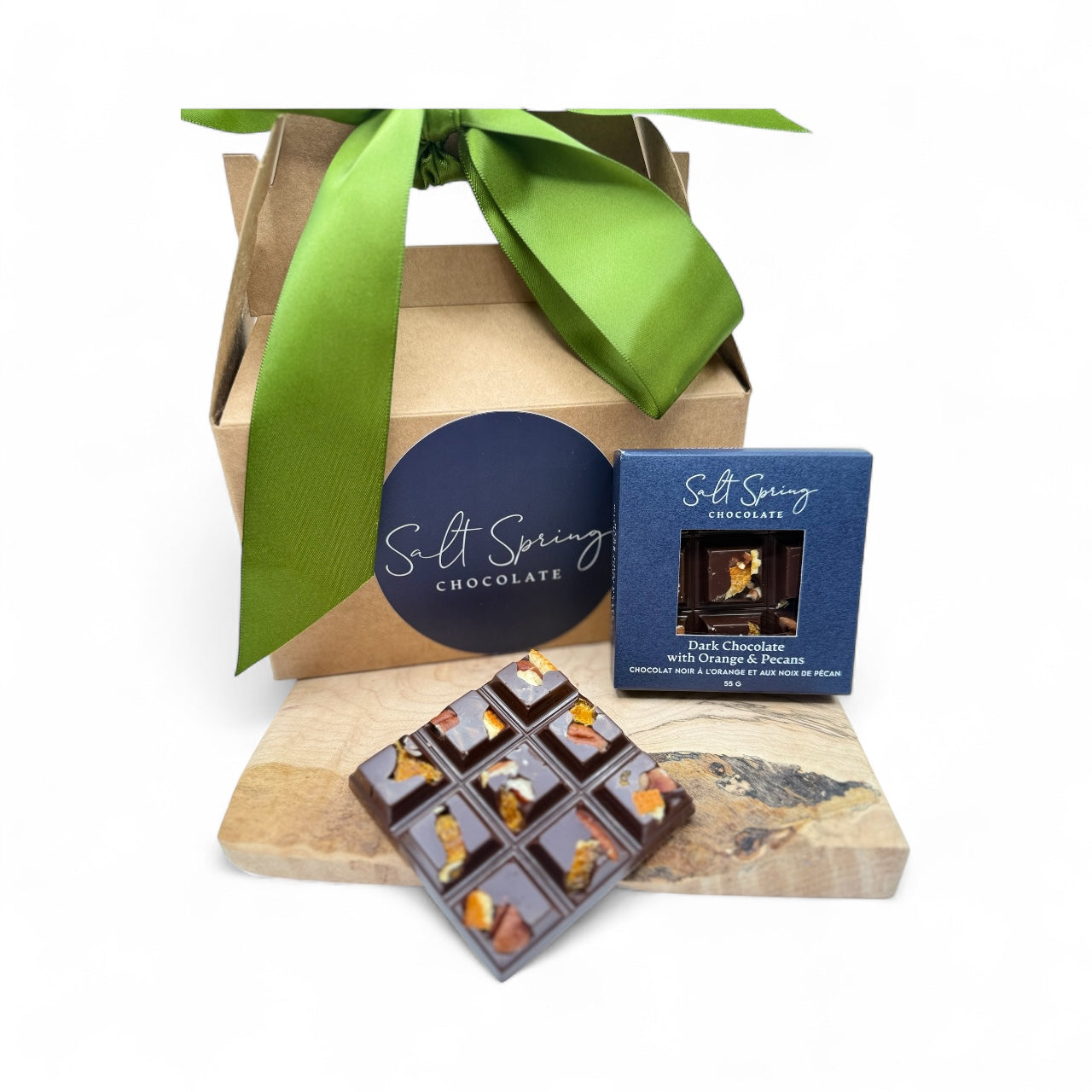 Dark Chocolate Roasted Pecan & Orange Peekaboo Bar