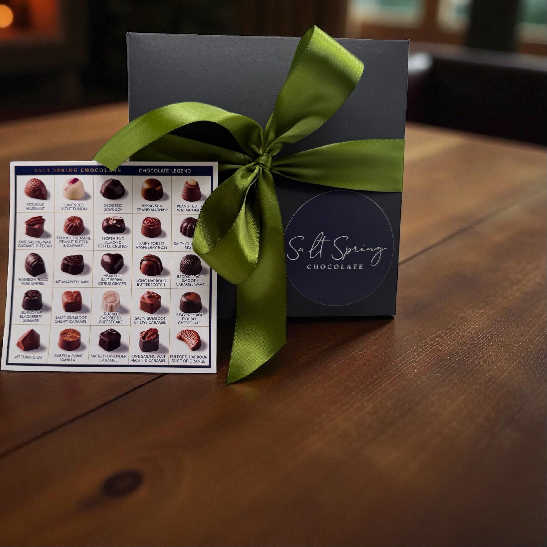 25 Piece Assorted Salt Spring Chocolate Box