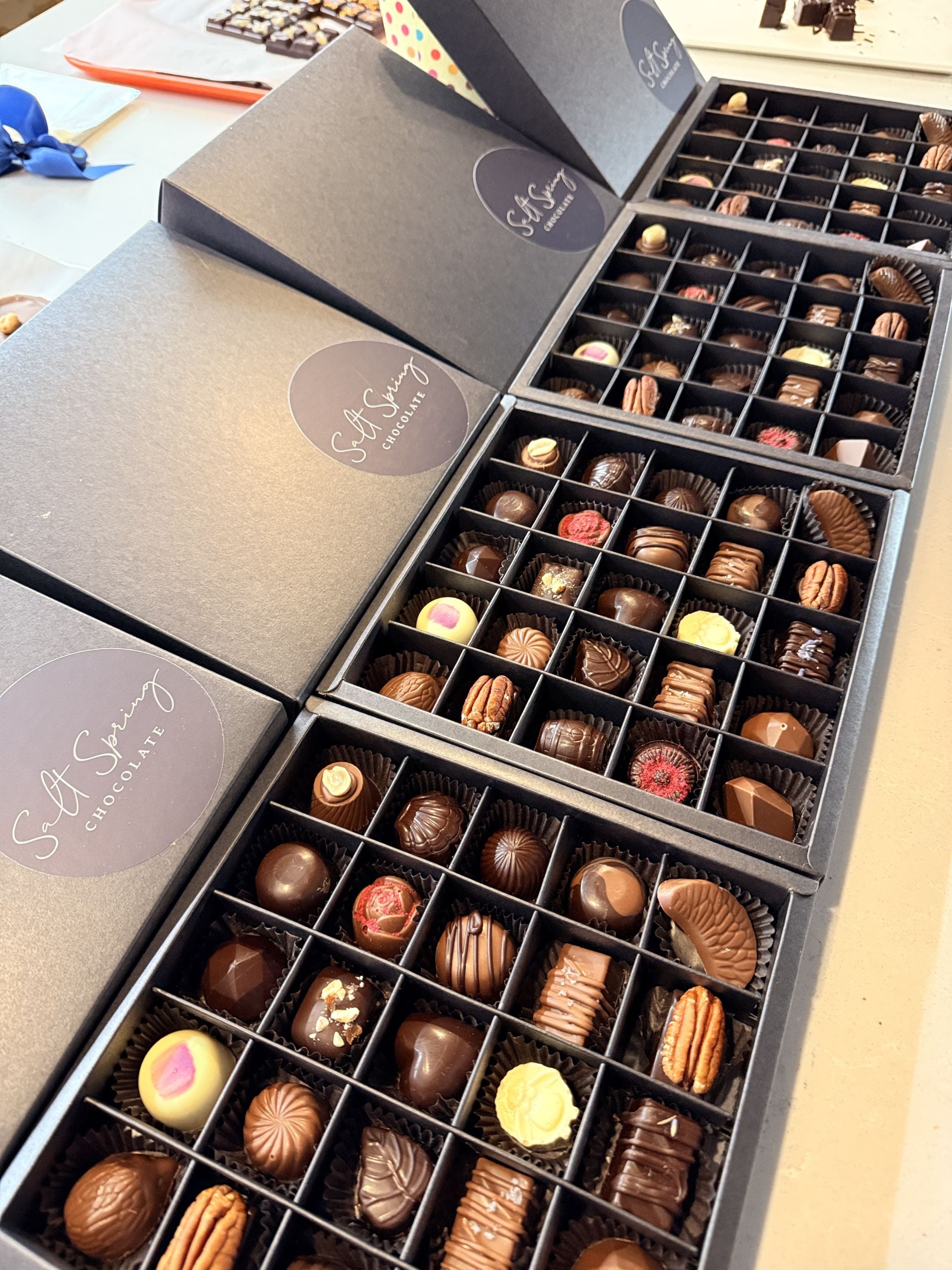 25 Piece Assorted Salt Spring Chocolate Box