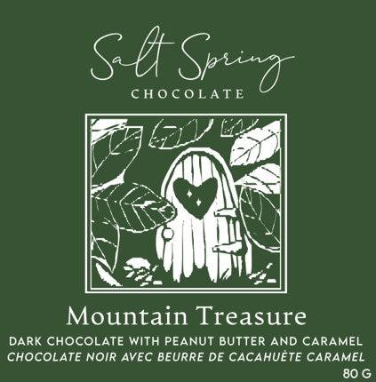 Mountain Treasure Dark Chocolate Peanut Butter & Caramel Bar