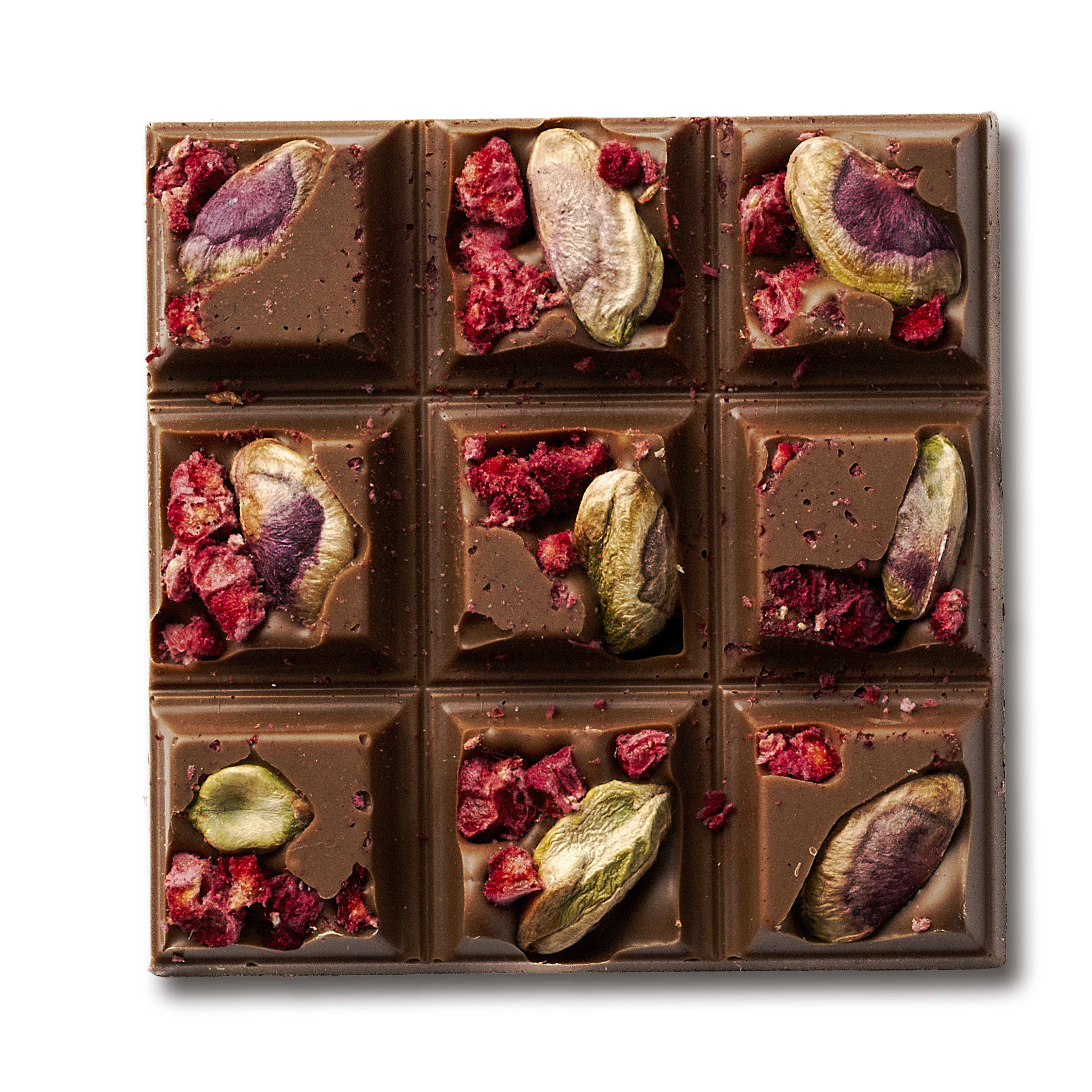 Dark Chocolate Raspberry Pistachio Peekaboo Bar