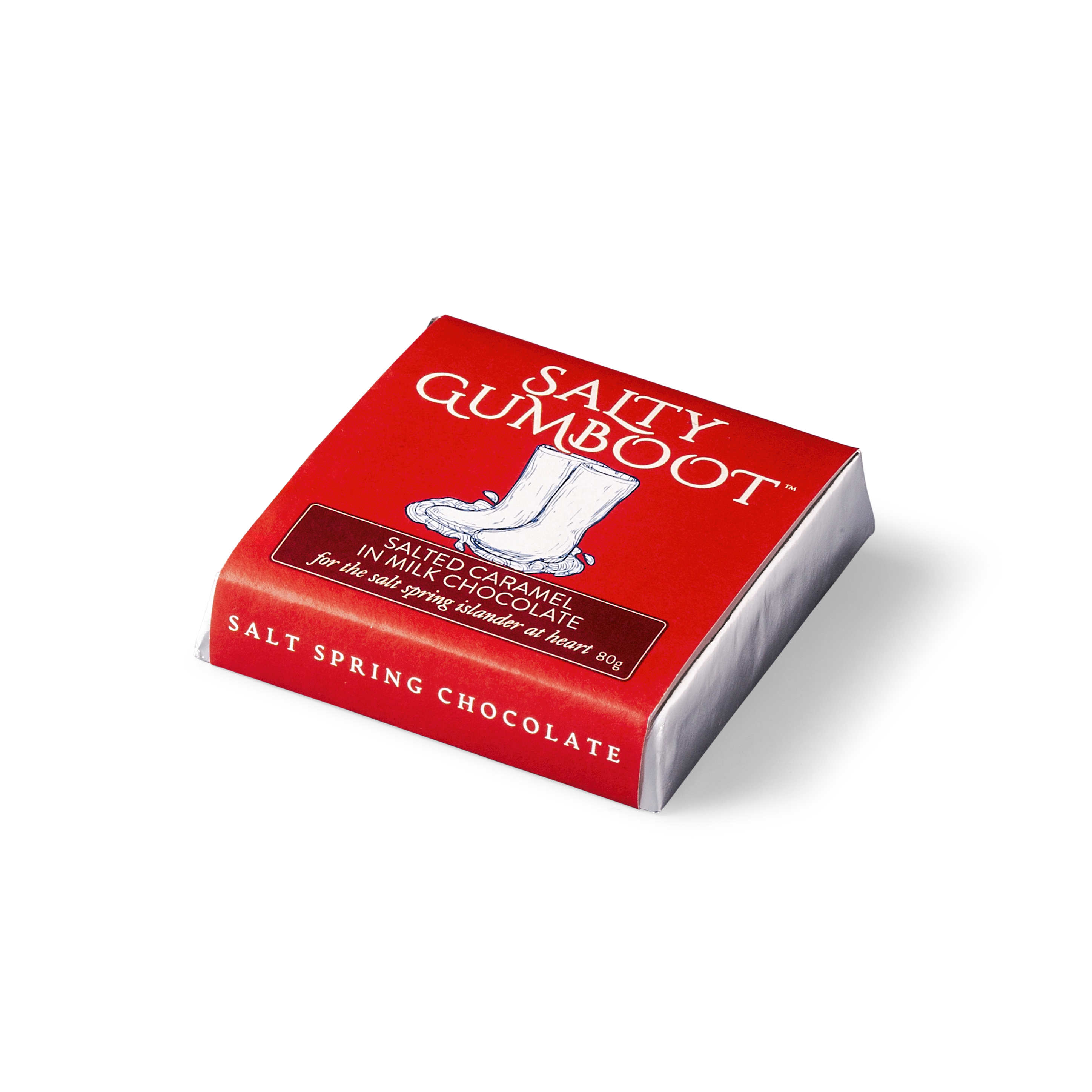 Salty Gumboot Milk Chocolate Caramel Bar