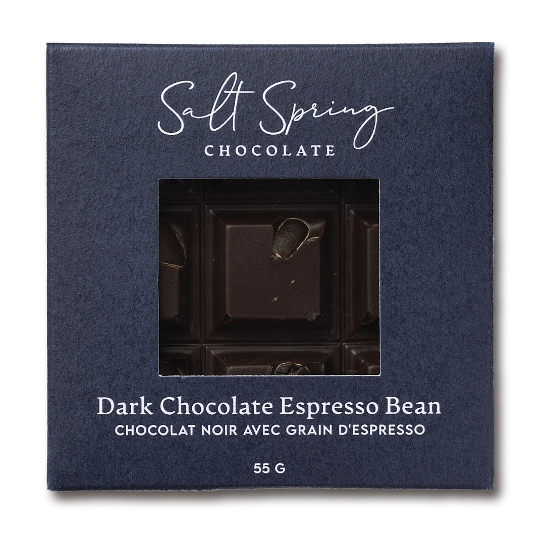 Dark Chocolate Espresso Bean Peekaboo Bar