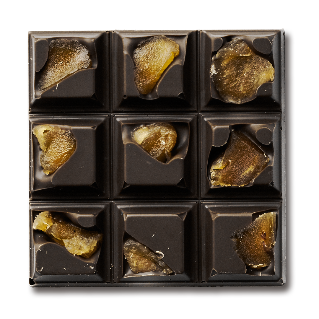 Dark Chocolate with Ginger Peekaboo Bar