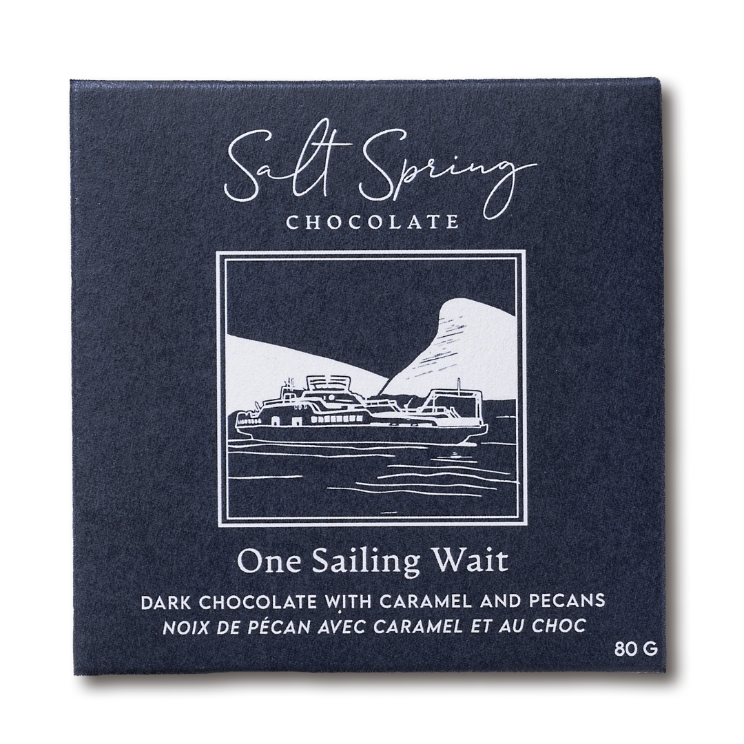 One Sailing Wait Dark Chocolate Pecan & Caramel Bar