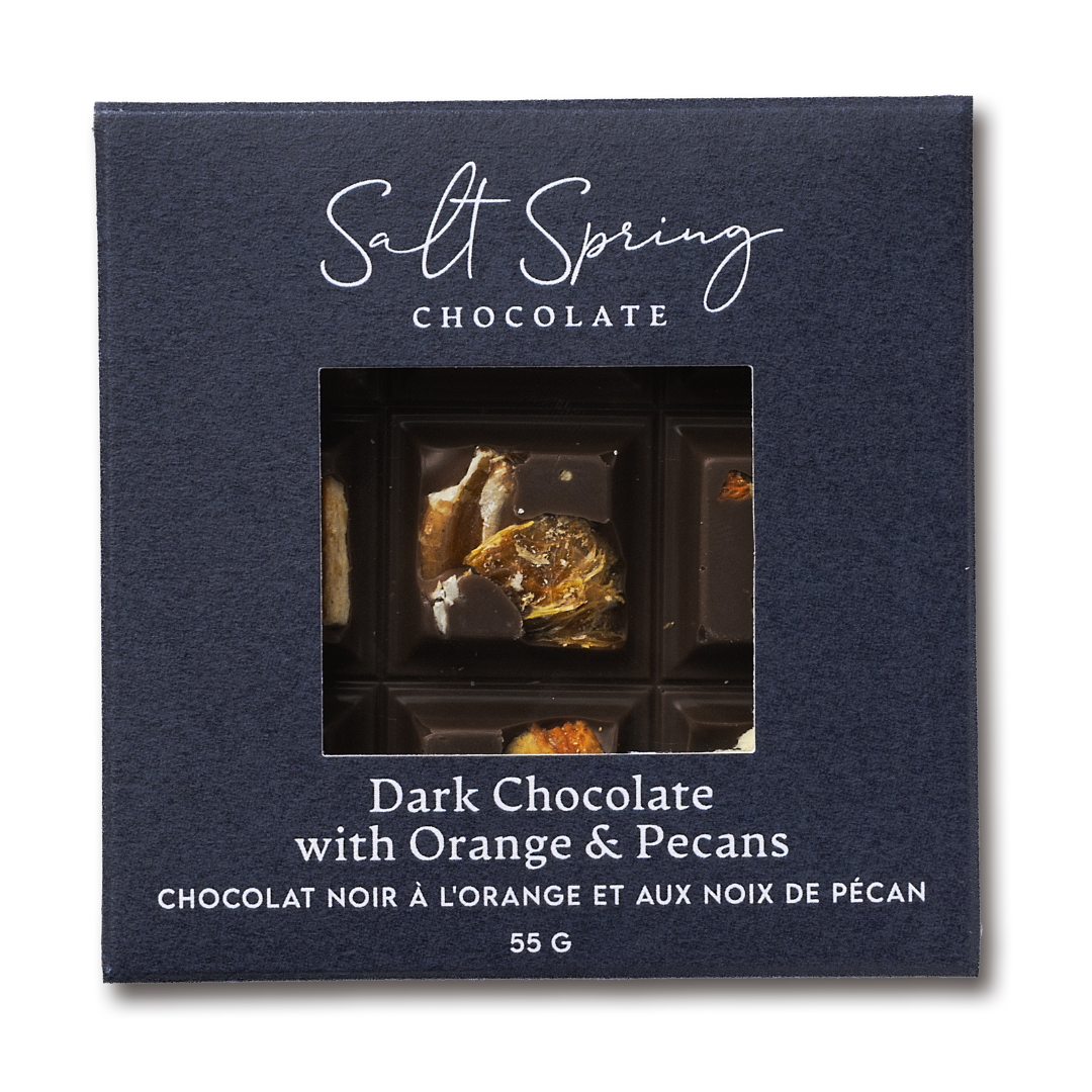 Dark Chocolate Roasted Pecan & Orange Peekaboo Bar