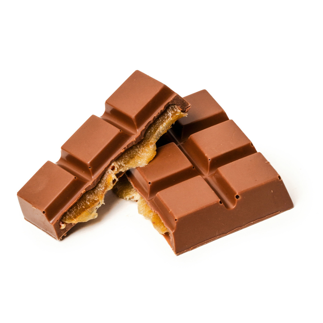 Vesuvius Sunset Milk Chocolate Hazelnut Bar