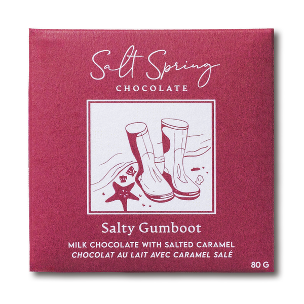 Salty Gumboot Milk Chocolate Caramel Bar